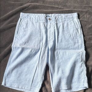 Tommy Bahama Light Blue Flat Front Men's Shorts